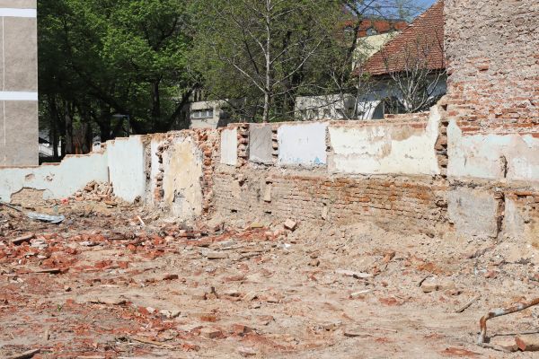Brick Wall Demolition in Rocky Mount