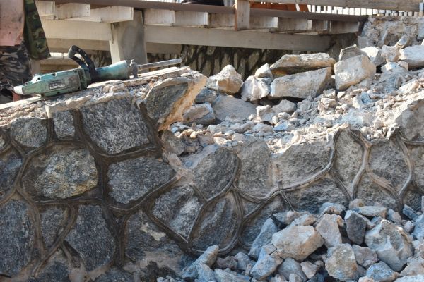 Retaining Wall Demolition in Rocky Mount